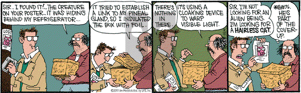 Monty on Friday April 15, 2011 Comic Strip