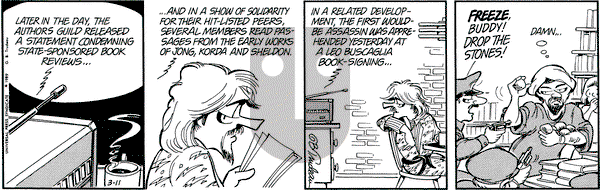 Doonesbury on Saturday March 11, 1989 Comic Strip