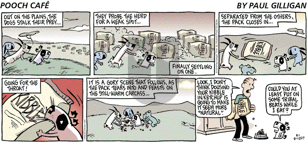 Pooch Cafe on Sunday August 1, 2004 Comic Strip