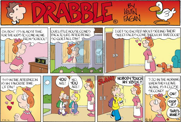 Drabble on Sunday May 8, 2016 Comic Strip