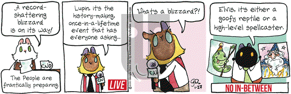 Breaking Cat News on Monday January 27, 2020 Comic Strip