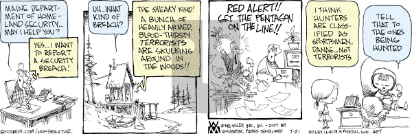 Non Sequitur - Monday July 21, 2008 Comic Strip