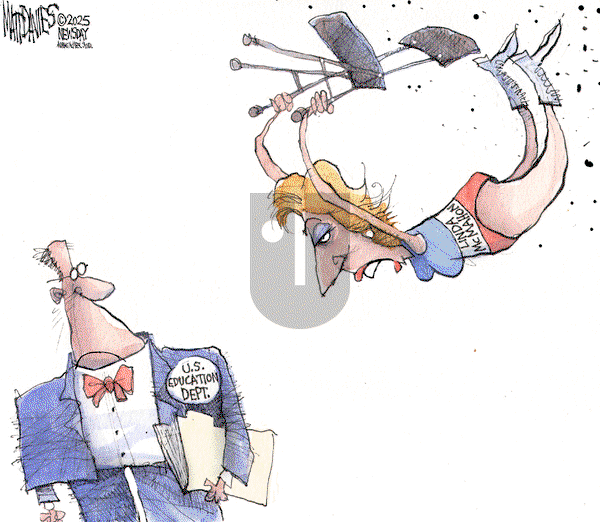 Matt Davies on Friday March 7, 2025 Comic Strip