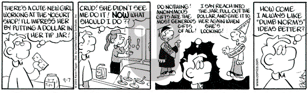 Drabble on Wednesday September 7, 2005 Comic Strip