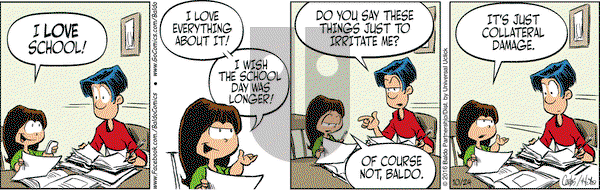 Baldo on Monday October 24, 2016 Comic Strip