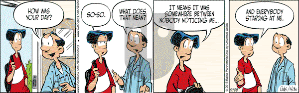Baldo on Wednesday September 28, 2016 Comic Strip