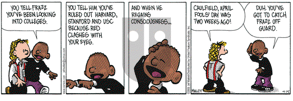 Frazz on Friday April 15, 2005 Comic Strip