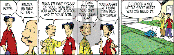 Baldo on Saturday July 3, 2010 Comic Strip