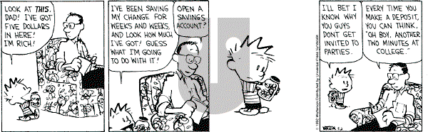 Calvin and Hobbes - Saturday May 2, 1992 Comic Strip