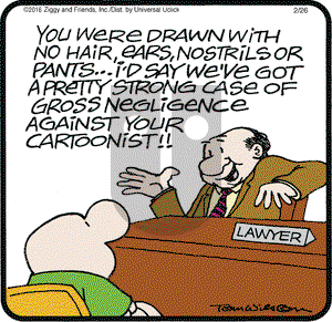 Ziggy on Friday February 26, 2016 Comic Strip