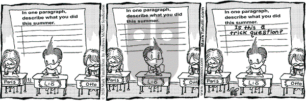 Lio on Tuesday September 1, 2020 Comic Strip
