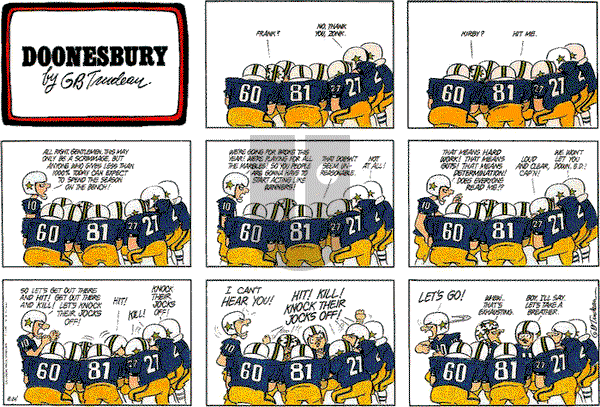 Doonesbury on Sunday August 24, 1980 Comic Strip