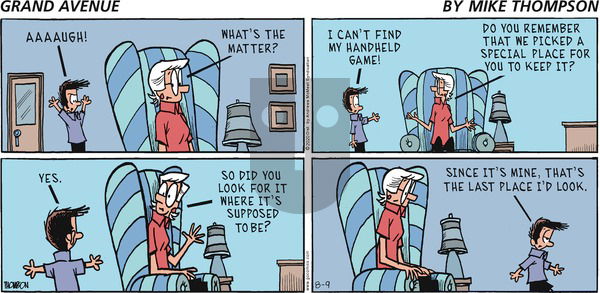 Grand Avenue on Sunday August 9, 2020 Comic Strip