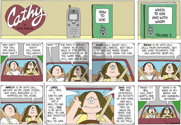 Cathy Classics on Sunday June 3, 2012 Comic Strip