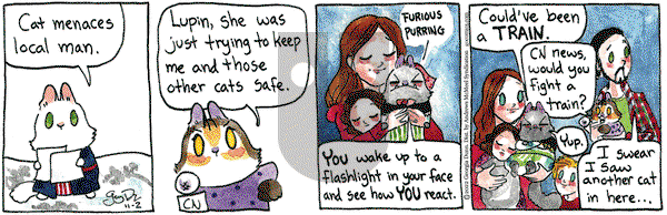 Breaking Cat News - Wednesday November 2, 2022 Comic Strip