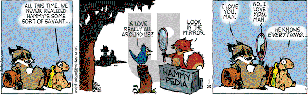 Over the Hedge on Thursday January 20, 2011 Comic Strip