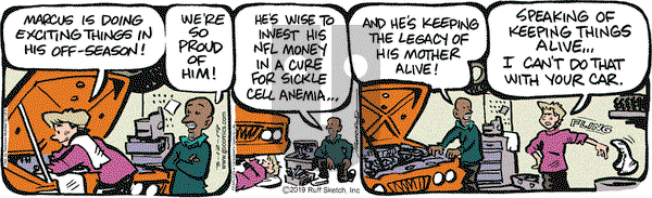 JumpStart on Tuesday March 12, 2019 Comic Strip