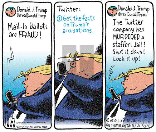 Tom Toles on Thursday May 28, 2020 Comic Strip