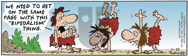 Frank and Ernest on Monday November 22, 2004 Comic Strip