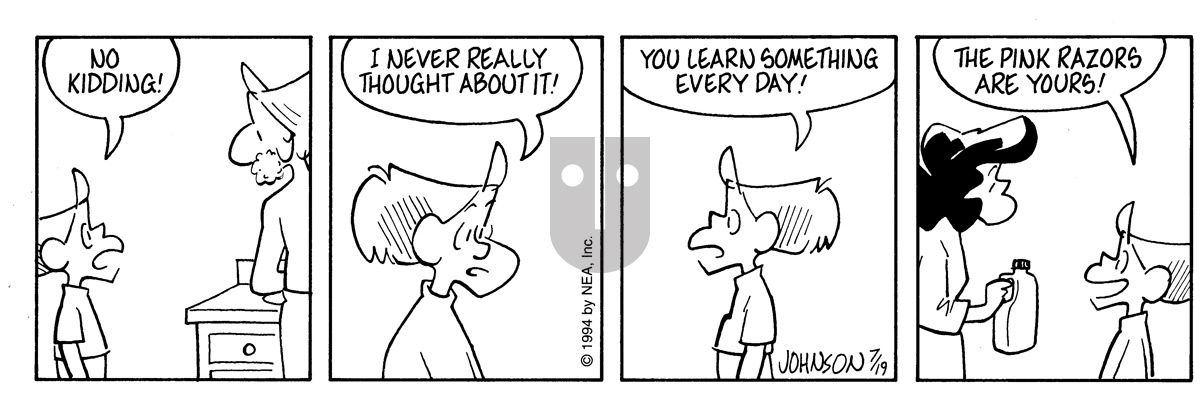 Arlo and Janis - Tuesday July 19, 1994 Comic Strip