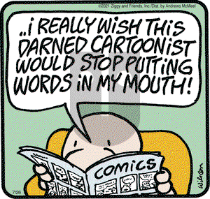 Ziggy on Monday July 26, 2021 Comic Strip