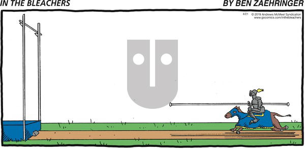 In the Bleachers on Sunday April 21, 2019 Comic Strip