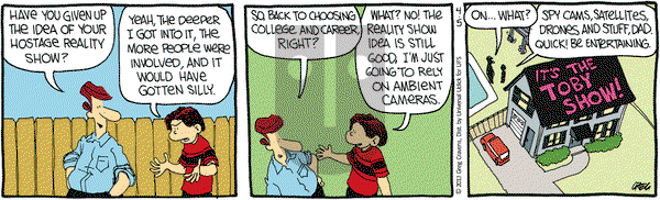 The Buckets on Friday April 5, 2013 Comic Strip