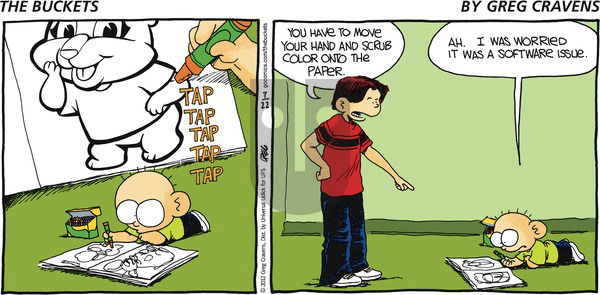 The Buckets on Sunday July 22, 2012 Comic Strip