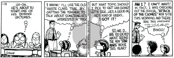 Grand Avenue on Monday January 28, 2002 Comic Strip