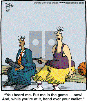 In the Bleachers - Monday June 14, 2010 Comic Strip