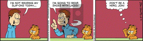 Garfield on Saturday February 4, 2012 Comic Strip