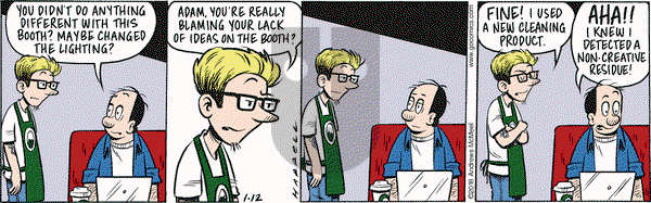Adam@Home on Friday January 12, 2018 Comic Strip