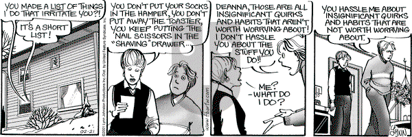 For Better or For Worse on Wednesday February 21, 2001 Comic Strip