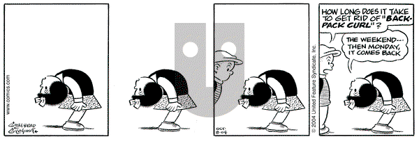 Nancy on Friday October 8, 2004 Comic Strip