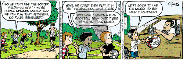 Cleats - Monday August 26, 2002 Comic Strip