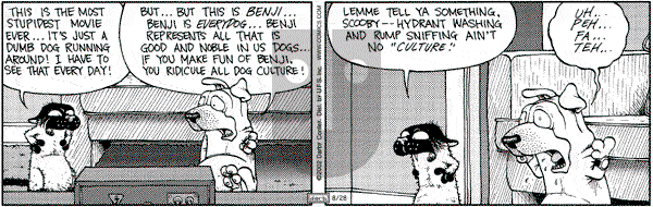 Get Fuzzy on Wednesday August 28, 2002 Comic Strip