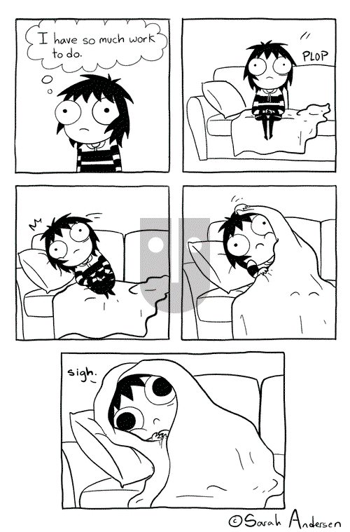 Sarah's Scribbles - Wednesday December 23, 2015 Comic Strip