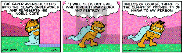 Garfield on Tuesday August 31, 1982 Comic Strip