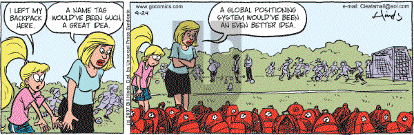 Cleats - Wednesday April 2, 2025 Comic Strip