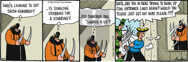 Overboard on Thursday March 27, 2008 Comic Strip