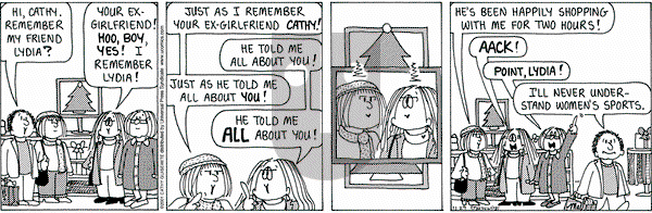 Cathy Classics - Thursday November 30, 2023 Comic Strip