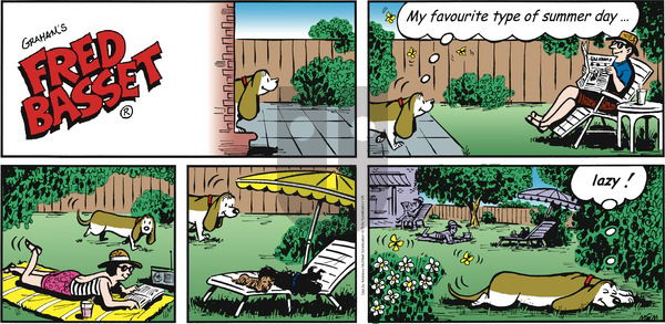 Fred Basset on Sunday September 24, 2017 Comic Strip