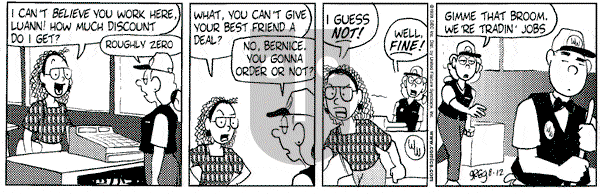 Luann on Thursday August 12, 1999 Comic Strip