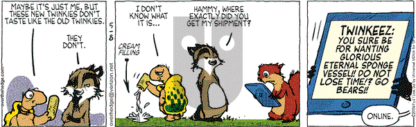 Over the Hedge on Wednesday May 8, 2013 Comic Strip