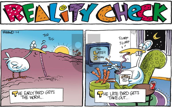 Reality Check on Sunday November 4, 2012 Comic Strip