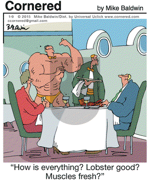 Cornered on Friday January 9, 2015 Comic Strip