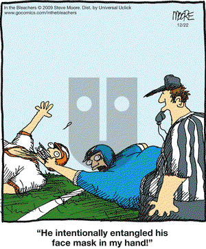 In the Bleachers on Monday December 22, 2014 Comic Strip