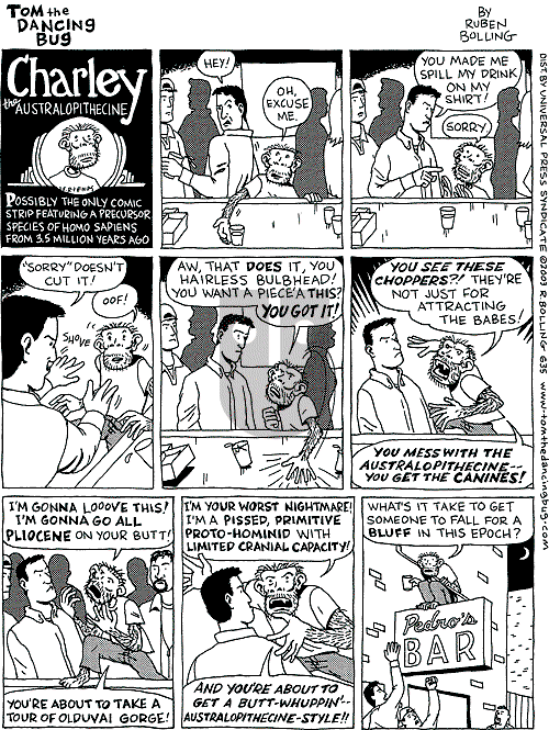 Tom the Dancing Bug on Tuesday March 11, 2003 Comic Strip