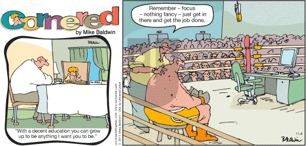 Cornered - Sunday November 6, 2011 Comic Strip