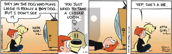 Red and Rover on Tuesday March 29, 2016 Comic Strip